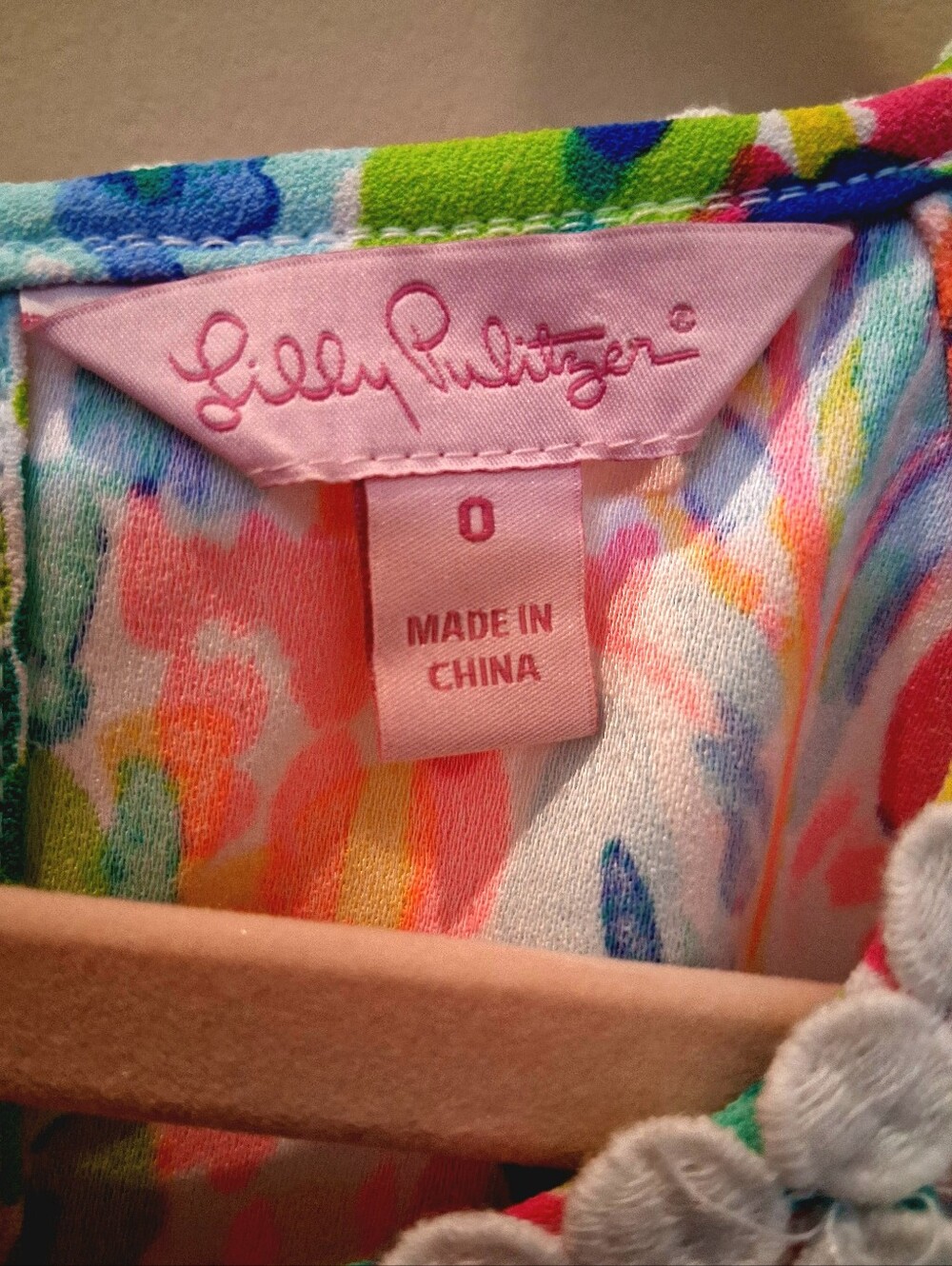 Lilly Pulitzer Pearl Soft Shift Mini Dress Catch The Wave Size 0 Like New - Picture 10 of 11